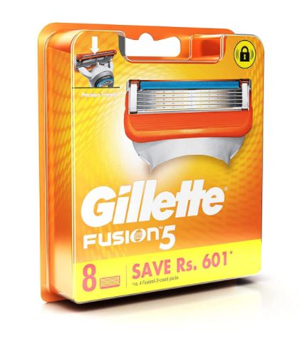 Gillette Fusion Manual Shaving Razor Blades - 8s Pack