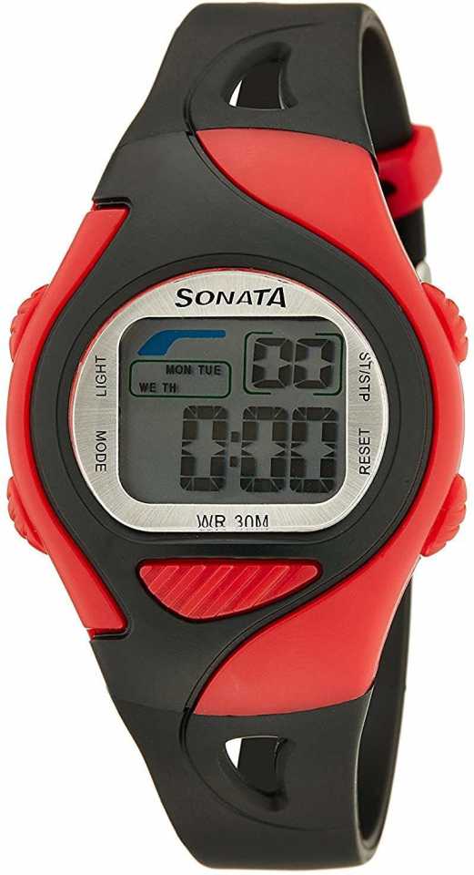 Sonata Digital Watch NH87011PP02 For Men