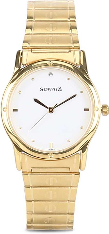 Sonata Analog Watch NN7023YM01 for men