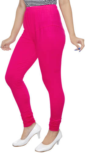 Pink Churidar Leggings