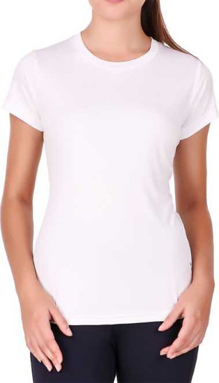 Stoc Women White Sports T-Shirt