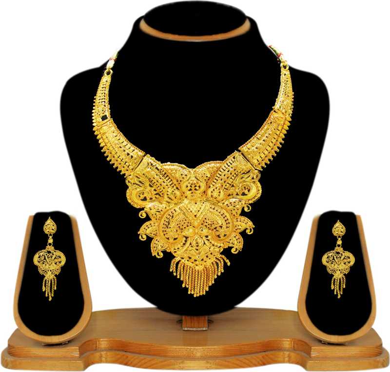Gold Plated  Alloy Necklace Set