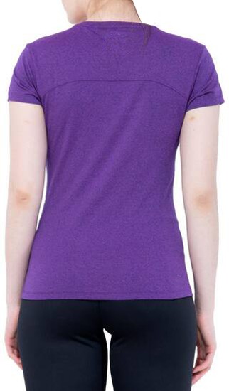 Stoc Women Purple Sports T-Shirt