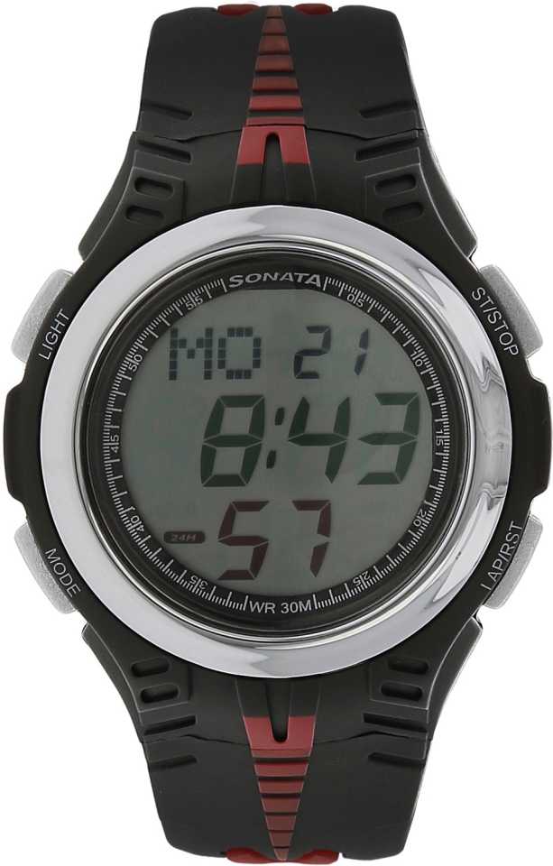 Sonata Digital Watch NN7965PP02 For Men
