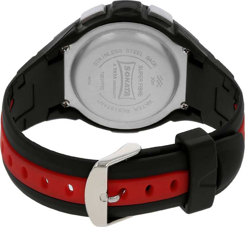 Sonata Digital Watch NN7965PP02 For Men