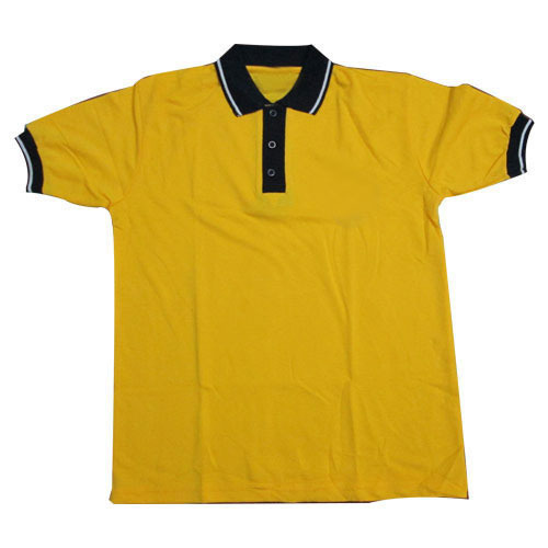 Boys Yellow Pure Cotton T Shirt