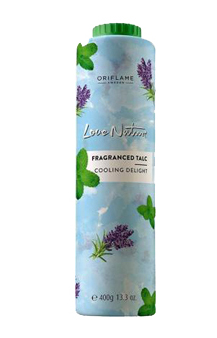 Oriflame Love Nature Fragtanced Talc Cooling Delight- 400 gm