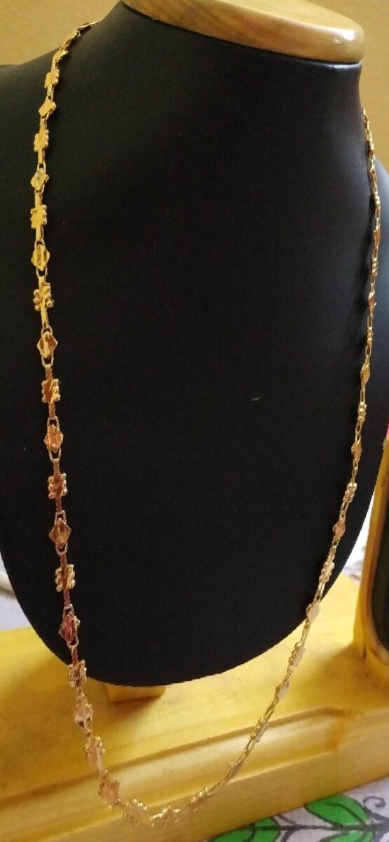 1gm Gold Plated Design Chains