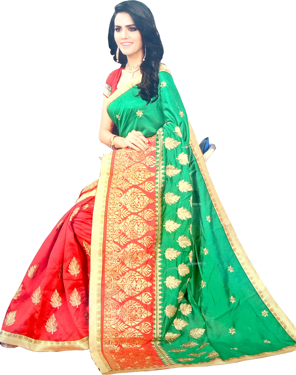 Daily Wear Embroidered Synthetic fancy saree