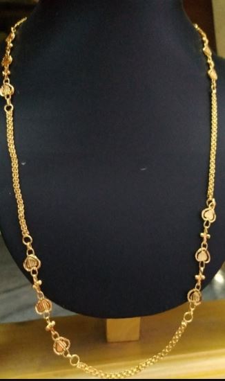One Gram Gold Plated Design Chains