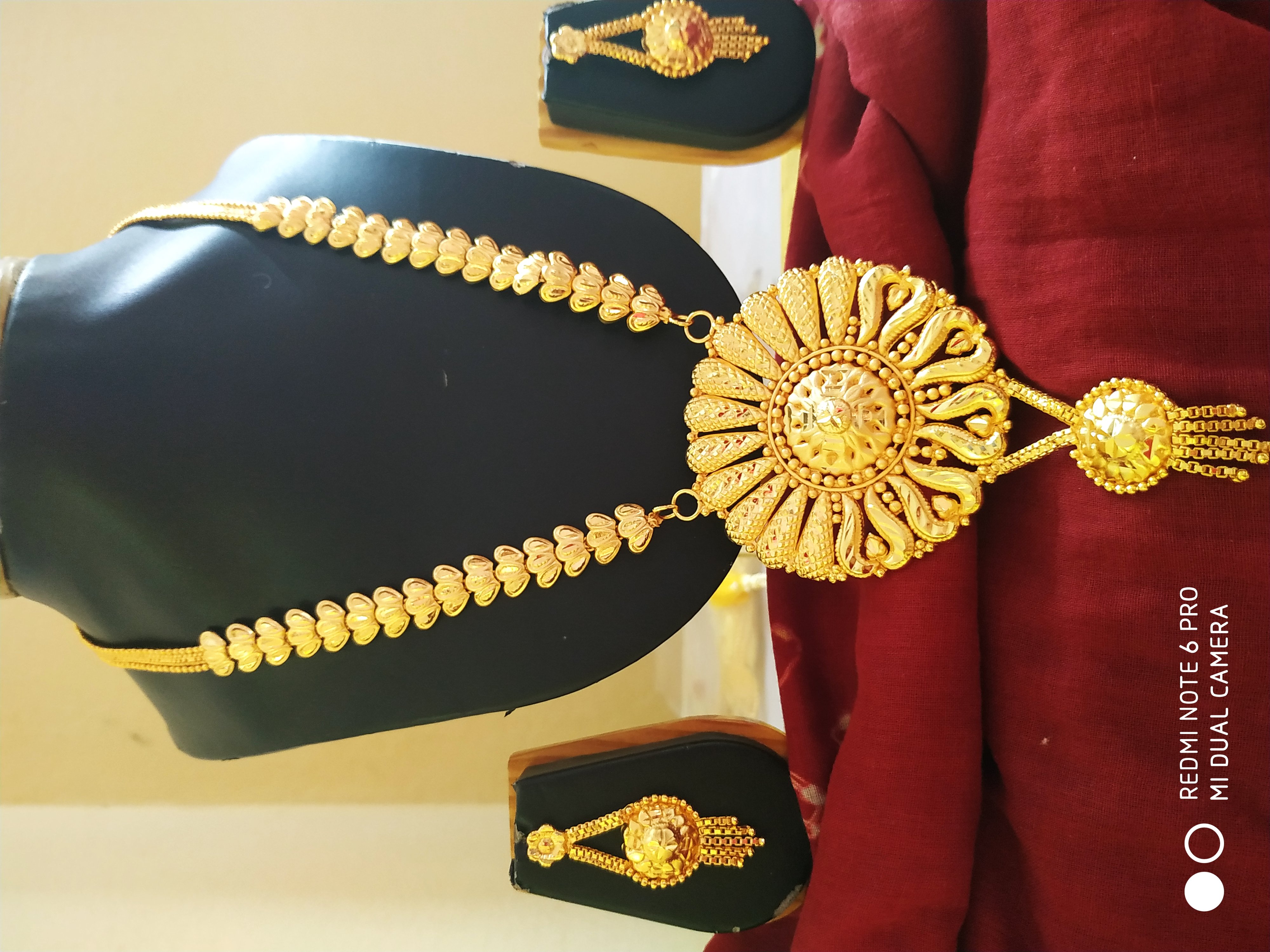 Bridal gold plated sitahar