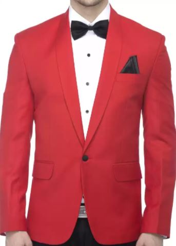 Creative Solid Single Breasted Party Men Blazer