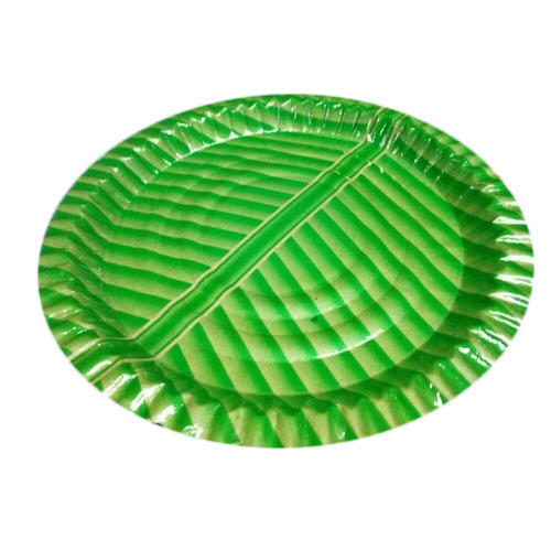 Disposable Green Color Design Plate Set Dinner Plate